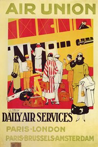 Plakatreklame Air Union, ca. 1925